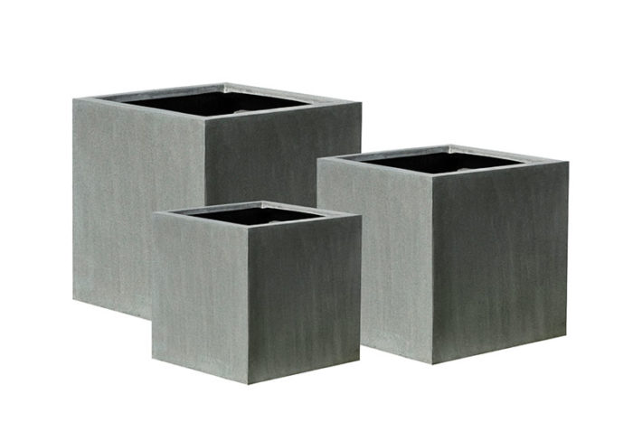 Plantenbak Atlanta grey