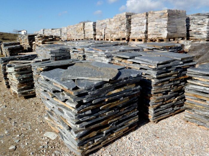 Karistos black flagstones 2-4 cm - Afbeelding 2