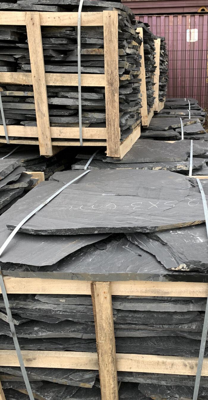 Black slate flagstones 2-3 cm - Afbeelding 2